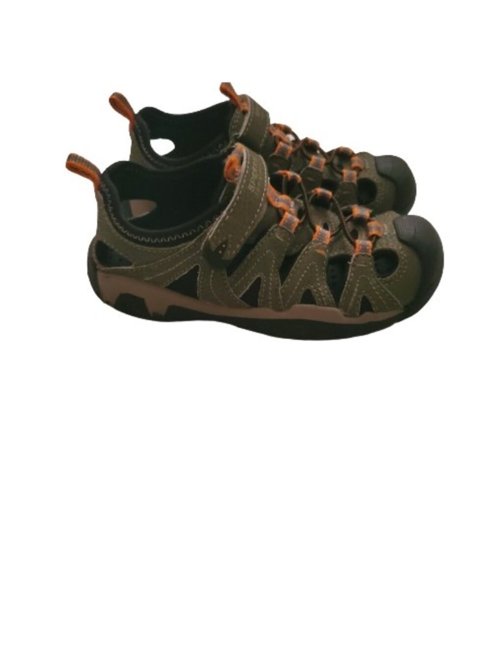 Sperry Top-Sider Kids Boys Wet Tech Closed-Toe Fisherman Sandal Oliver Green 11W - Picture 10 of 16